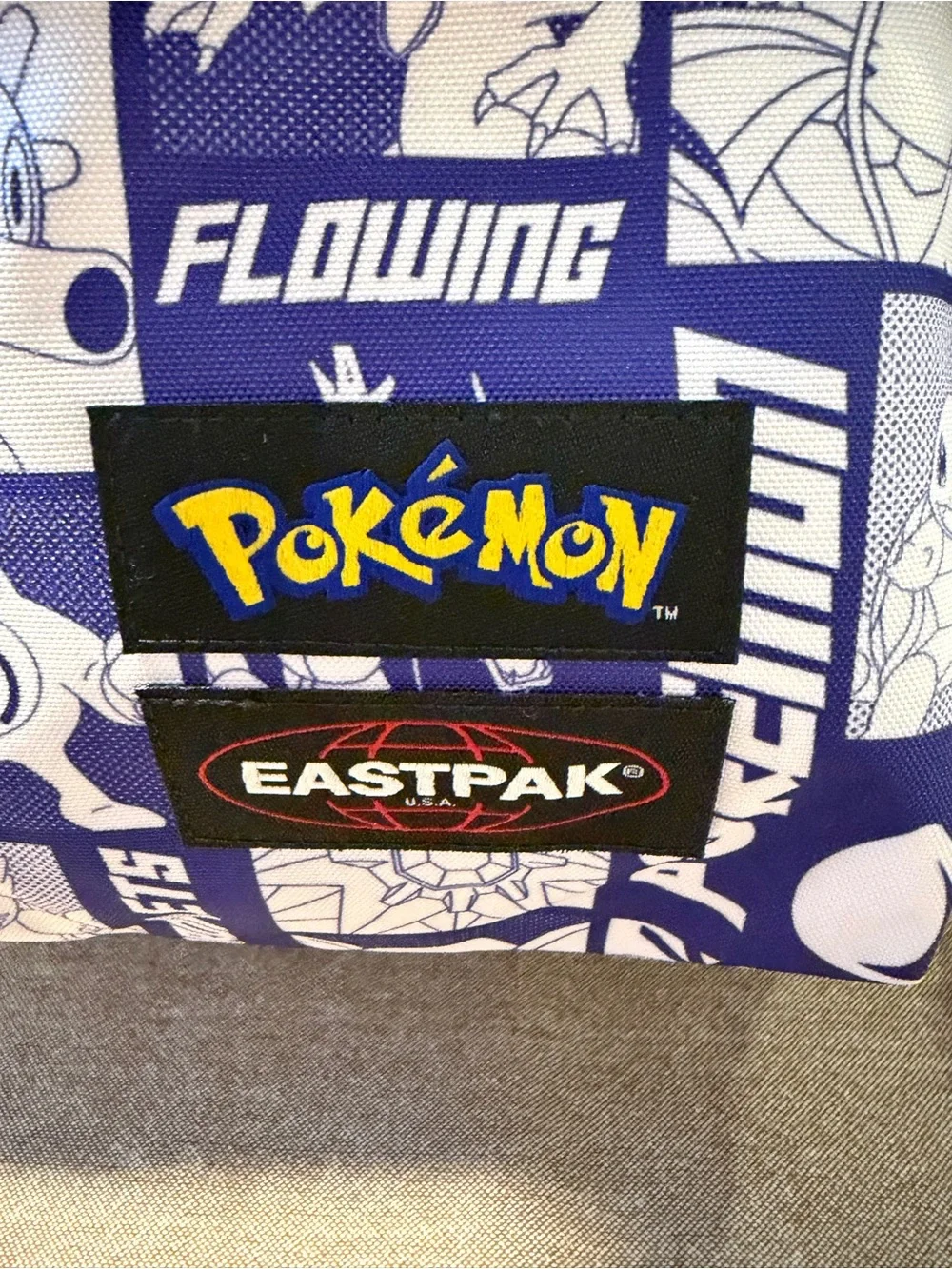 Pokémon x Eastpak Blue Graphic Backpack